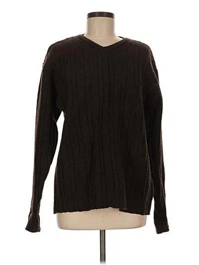 Pre-owned Jcrew Wool Pullover Sweater In Brown