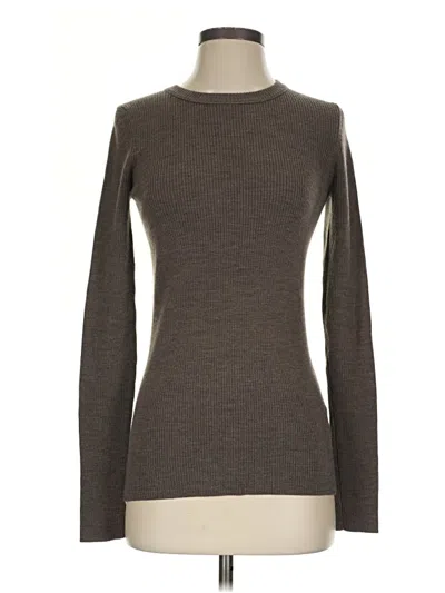 Pre-owned Jcrew Wool Pullover Sweater In Brown