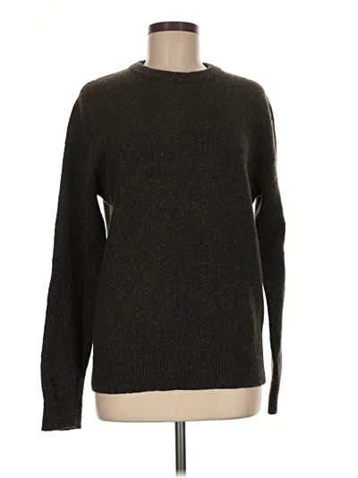 Pre-owned Jcrew Wool Pullover Sweater In Brown