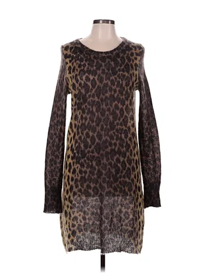 Pre-owned Jcrew Wool Pullover Sweater In Brown