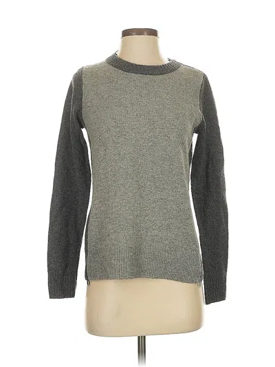 Pre-owned Jcrew Wool Pullover Sweater In Gray