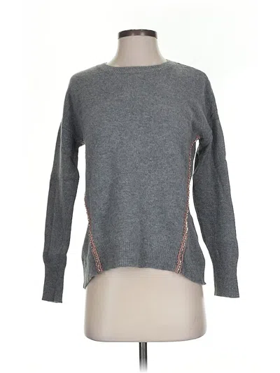 Pre-owned Jcrew Wool Pullover Sweater In Gray