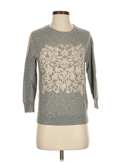 Pre-owned Jcrew Wool Pullover Sweater In Gray