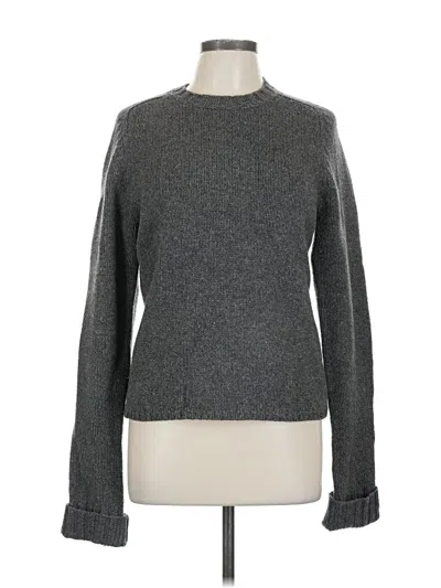 Pre-owned Jcrew Wool Pullover Sweater In Gray