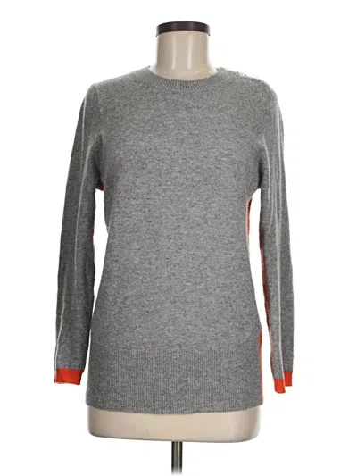 Pre-owned Jcrew Wool Pullover Sweater In Gray