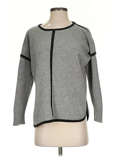 Pre-owned Jcrew Wool Pullover Sweater In Gray