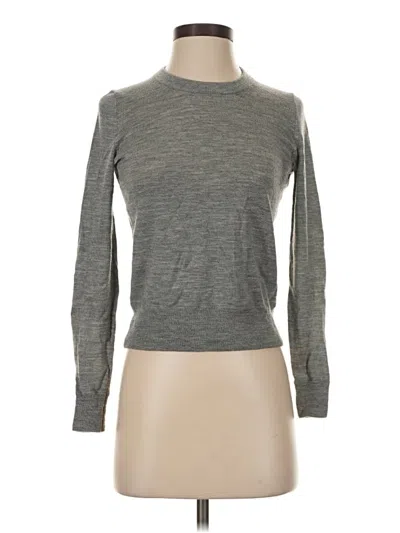 Pre-owned Jcrew Wool Pullover Sweater In Gray