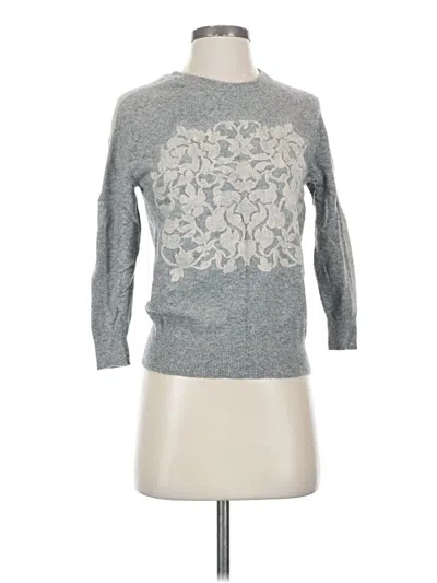 Pre-owned Jcrew Wool Pullover Sweater In Gray