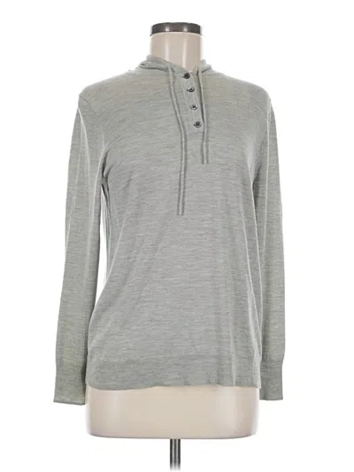 Pre-owned Jcrew Wool Pullover Sweater In Gray