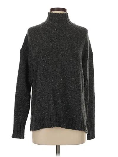 Pre-owned Jcrew Wool Pullover Sweater In Gray
