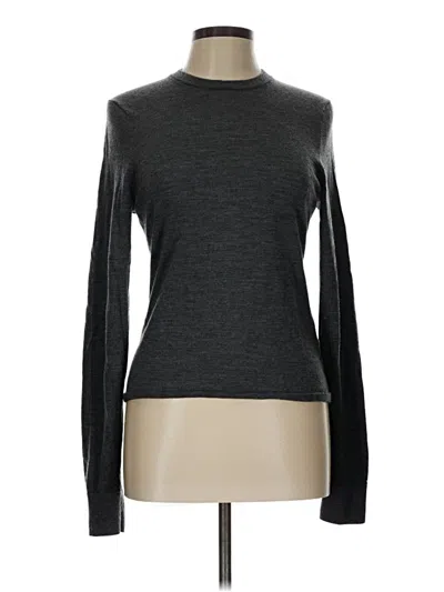 Pre-owned Jcrew Wool Pullover Sweater In Gray