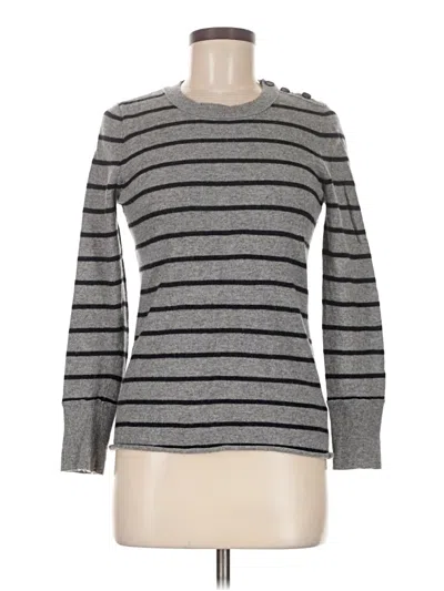 Pre-owned Jcrew Wool Pullover Sweater In Gray