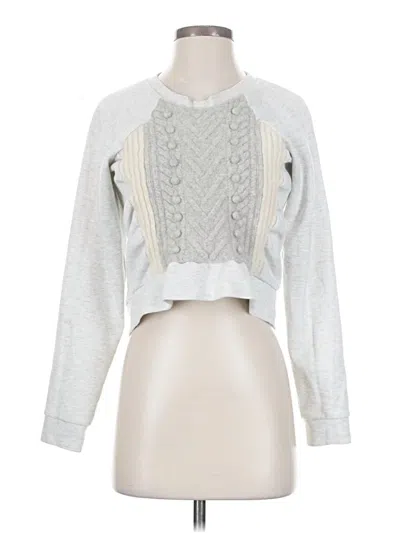 Pre-owned Jcrew Wool Pullover Sweater In Gray