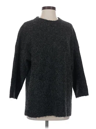 Pre-owned Jcrew Wool Pullover Sweater In Gray