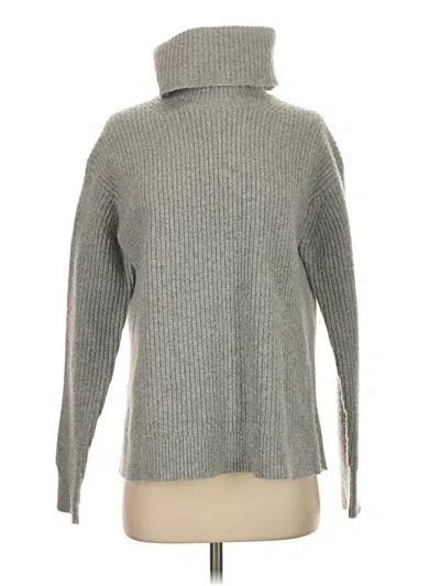 Pre-owned Jcrew Wool Pullover Sweater In Gray