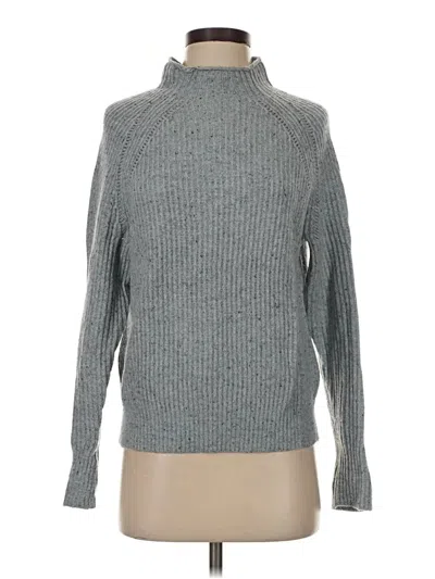 Pre-owned Jcrew Wool Pullover Sweater In Gray