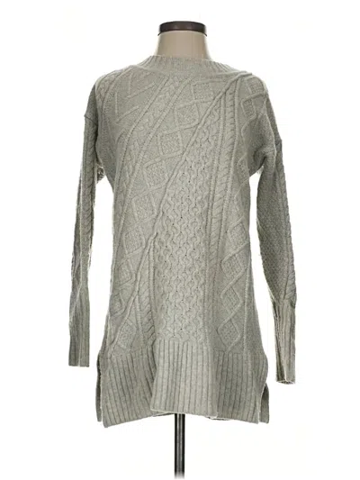 Pre-owned Jcrew Wool Pullover Sweater In Gray