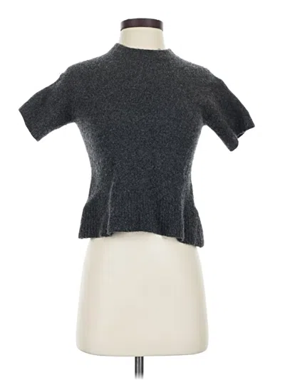 Pre-owned Jcrew Wool Pullover Sweater In Gray