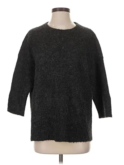 Pre-owned Jcrew Wool Pullover Sweater In Gray