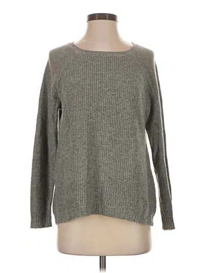 Pre-owned Jcrew Wool Pullover Sweater In Gray