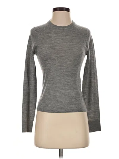 Pre-owned Jcrew Wool Pullover Sweater In Gray