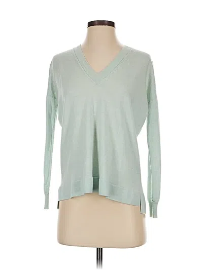 Pre-owned Jcrew Wool Pullover Sweater In Green