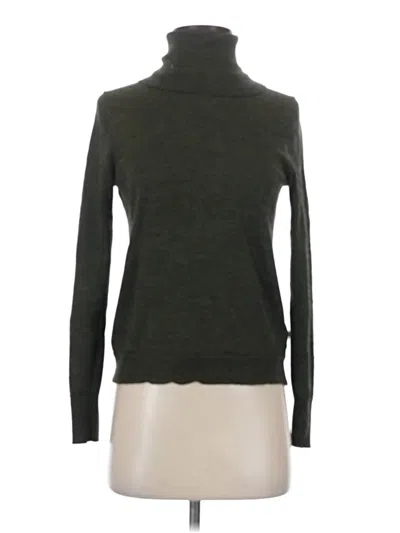 Pre-owned Jcrew Wool Pullover Sweater In Green