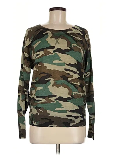 Jcrew Wool Pullover Sweater In Green