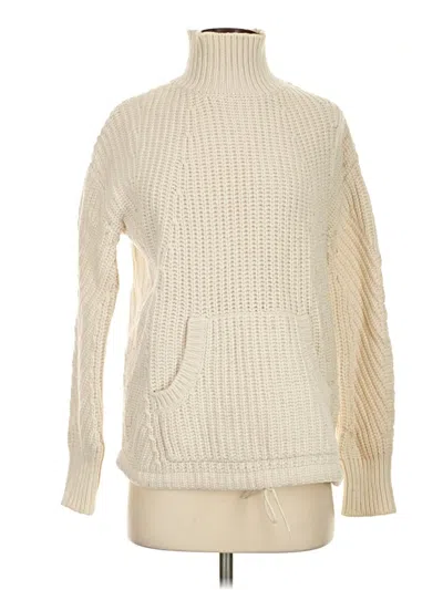 Pre-owned Jcrew Wool Pullover Sweater In Ivory