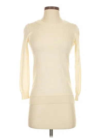 Pre-owned Jcrew Wool Pullover Sweater In Ivory
