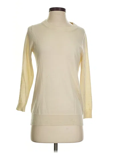 Pre-owned Jcrew Wool Pullover Sweater In Ivory