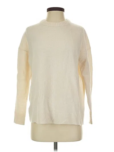 Pre-owned Jcrew Wool Pullover Sweater In Ivory