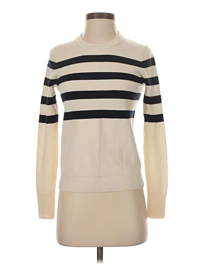 Pre-owned Jcrew Wool Pullover Sweater In Ivory