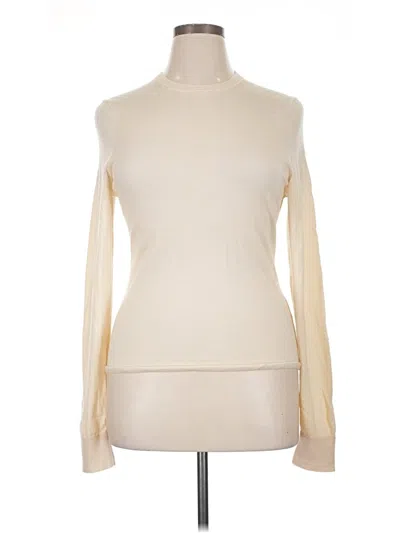Pre-owned Jcrew Wool Pullover Sweater In Ivory