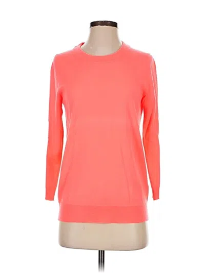Pre-owned Jcrew Wool Pullover Sweater In Orange