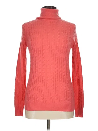 Pre-owned Jcrew Wool Pullover Sweater In Orange