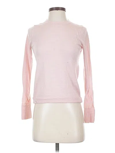 Pre-owned Jcrew Wool Pullover Sweater In Pink