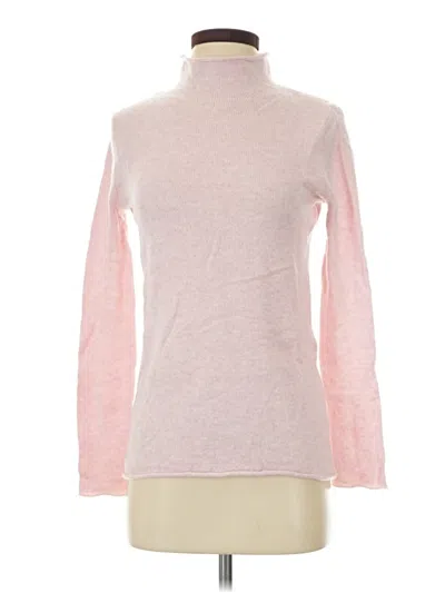 Pre-owned Jcrew Wool Pullover Sweater In Pink