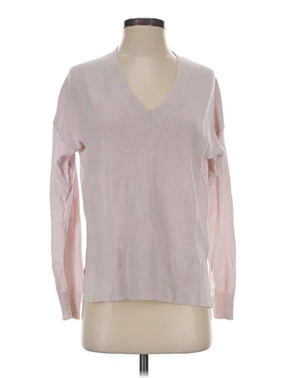 Pre-owned Jcrew Wool Pullover Sweater In Pink