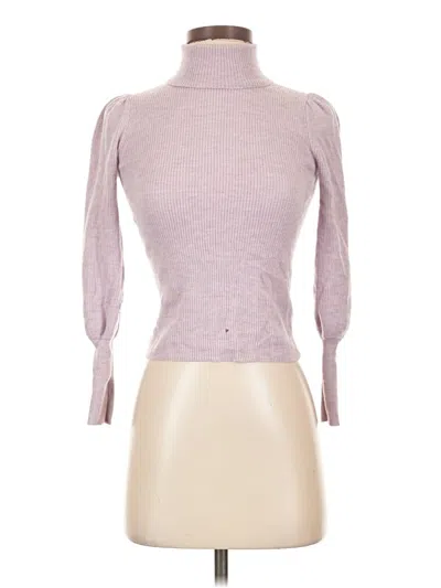 Pre-owned Jcrew Wool Pullover Sweater In Purple