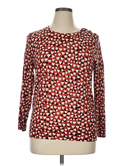 Jcrew Wool Pullover Sweater In Red