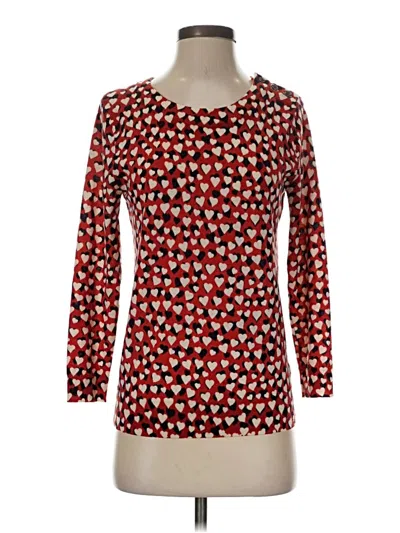 Pre-owned Jcrew Wool Pullover Sweater In Red