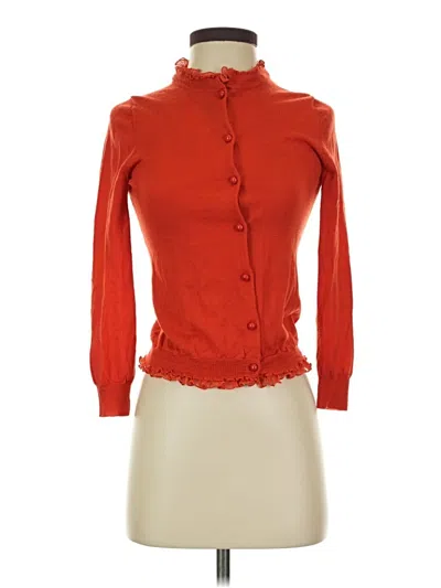 Pre-owned Jcrew Wool Pullover Sweater In Red