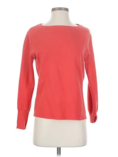 Pre-owned Jcrew Wool Pullover Sweater In Red