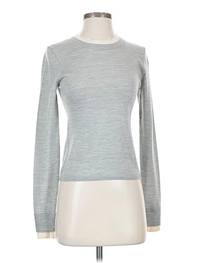 Pre-owned Jcrew Wool Pullover Sweater In Silver