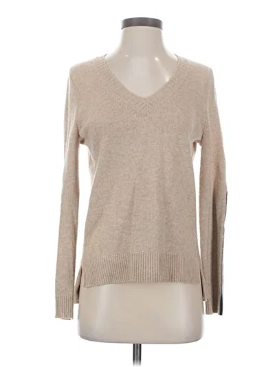 Pre-owned Jcrew Wool Pullover Sweater In Tan