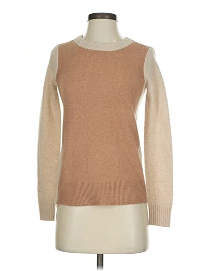 Jcrew Wool Pullover Sweater In Tan