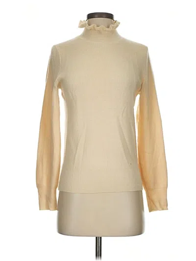 Pre-owned Jcrew Wool Pullover Sweater In Tan