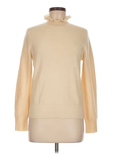 Pre-owned Jcrew Wool Pullover Sweater In Tan