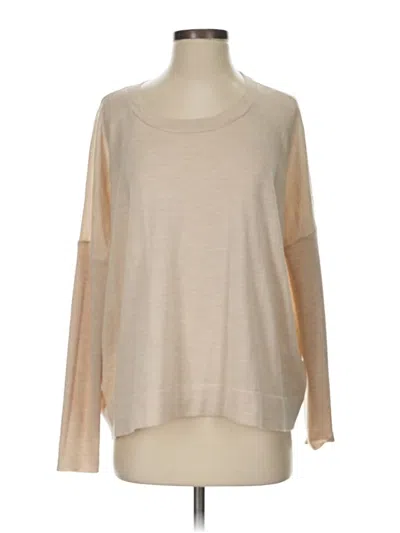 Pre-owned Jcrew Wool Pullover Sweater In Tan